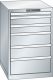 Schubladenschrank 6 Schubladen 564x725x850 RAL 7035 Lista 27x36E 78.144.020