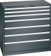 Schubladenschrank 7 Schubladen 1023x572x1000 NCS S 9000-N Lista 54x27E 78.761.060