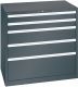 Schubladenschrank 5 Schubl. 1023x725x1000 NCS S 9000-N Lista 54x36E 79.393.060